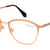 Gold Full Rim Oval Eyeglasses U1198