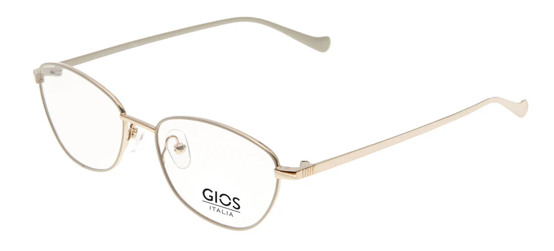Gold Full Rim Rectangle Eyeglasses GI LP100021