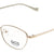 Gold Full Rim Rectangle Eyeglasses GI LP100021