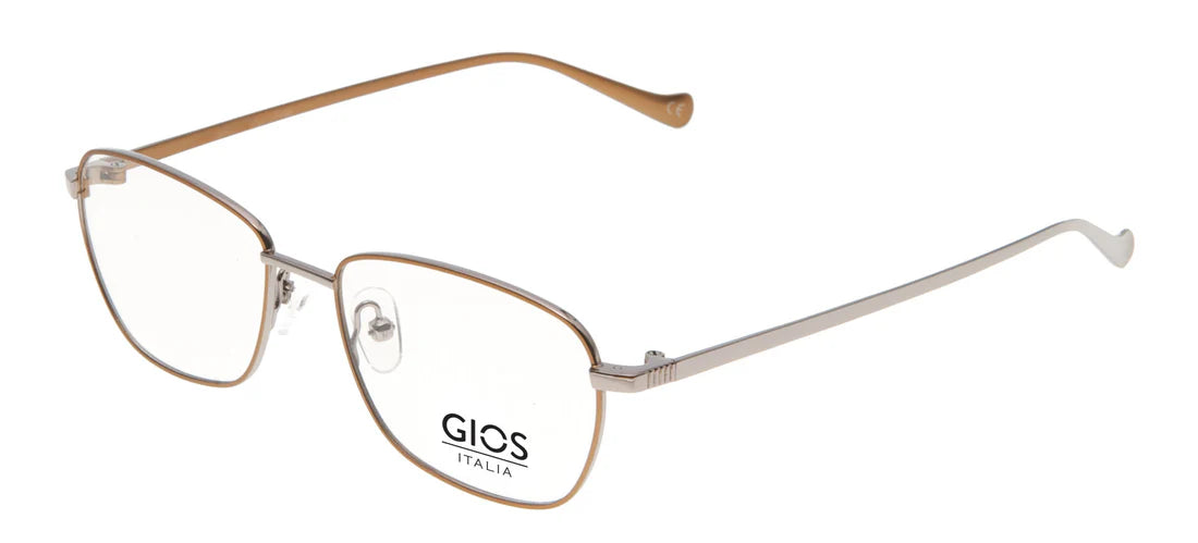 Gold Full Rim Round Eyeglasses GI LP100020