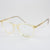 Gold Transparent Full Rim Oval Eyeglasses WM50065