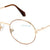 Gold Full Rim Round Eyeglasses M2247
