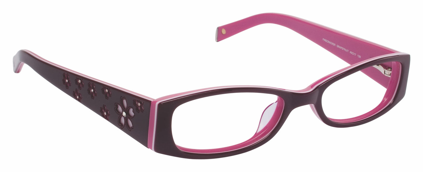 Transparent Full Rim Oval LL103 Eyeglasses