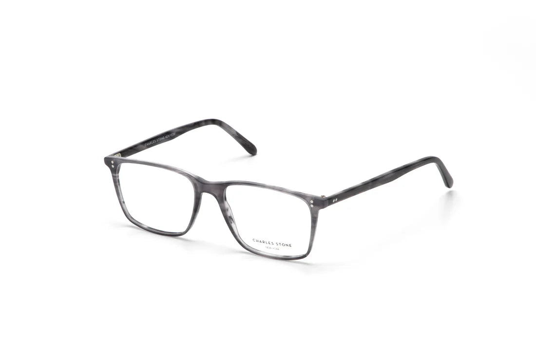 Gray Full Frame Rectangle Eyeglasses CSNY30094
