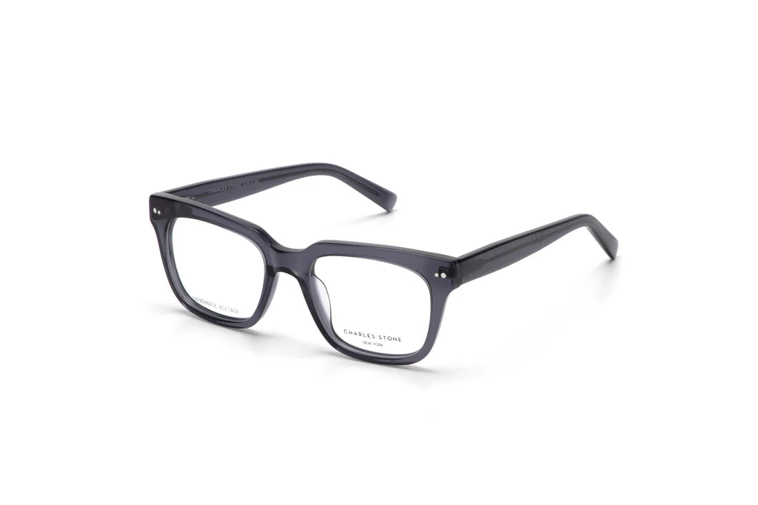 Gray Full Frame Rectangle Eyeglasses CSNY30112