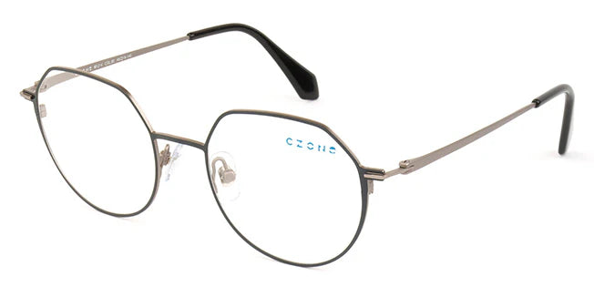 Gray Full Rim Oval Eyeglasses M1214
