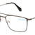 Gray Full Rim Rectangle Eyeglasses Q6136