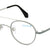 Gray Full Rim Round Eyeglasses E1194