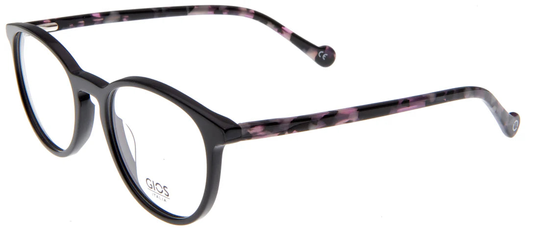 Gray Full Rim Round Eyeglasses GI RF500072