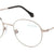Gray Full Rim Round Eyeglasses Q2234