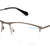 Gray Semi Rim Rectangle Eyeglasses X5216