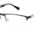 Gray Semi Rimless Rectangle Eyeglasses W5210