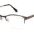 Gray Semi Rimless Rectangle Eyeglasses X2284