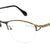 Gray Semi-Rimless Square Eyeglasses E4136