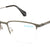 Gray Semi Rimless Square Eyeglasses W6140