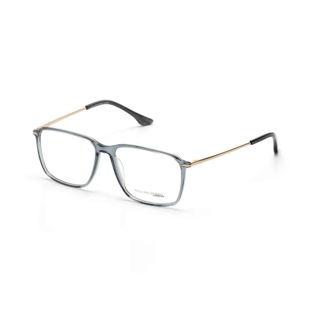 Gray Transparent Full Rim Rectangle Eyeglasses WM50197