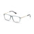 Gray Transparent Full Rim Rectangle Eyeglasses WM50197