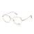Gray Transparent Full Rim Rectangle Eyeglasses WM50220