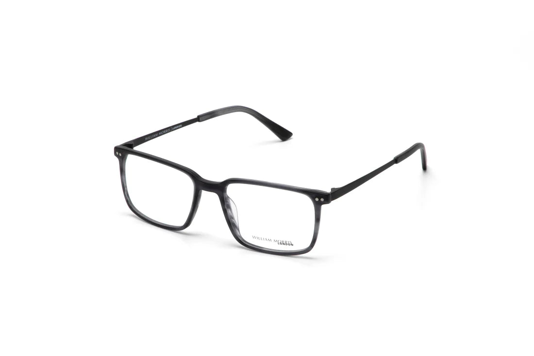 Gray Transparent Full Rim Rectangle Eyeglasses WM50235