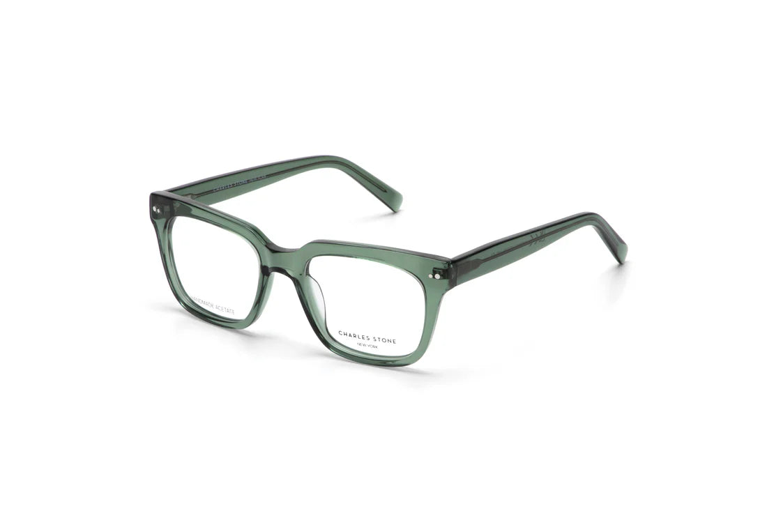 Green Full Frame Rectangle Eyeglasses CSNY30112