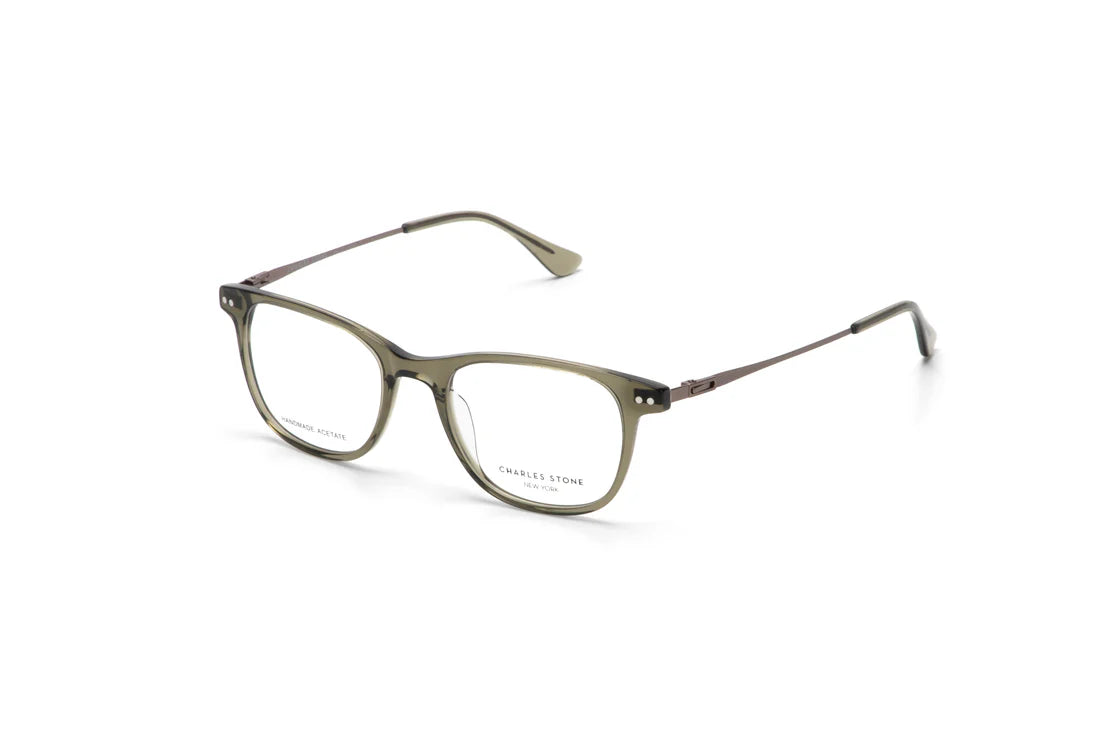 Green Full Frame Rectangle Eyeglasses CSNY30116