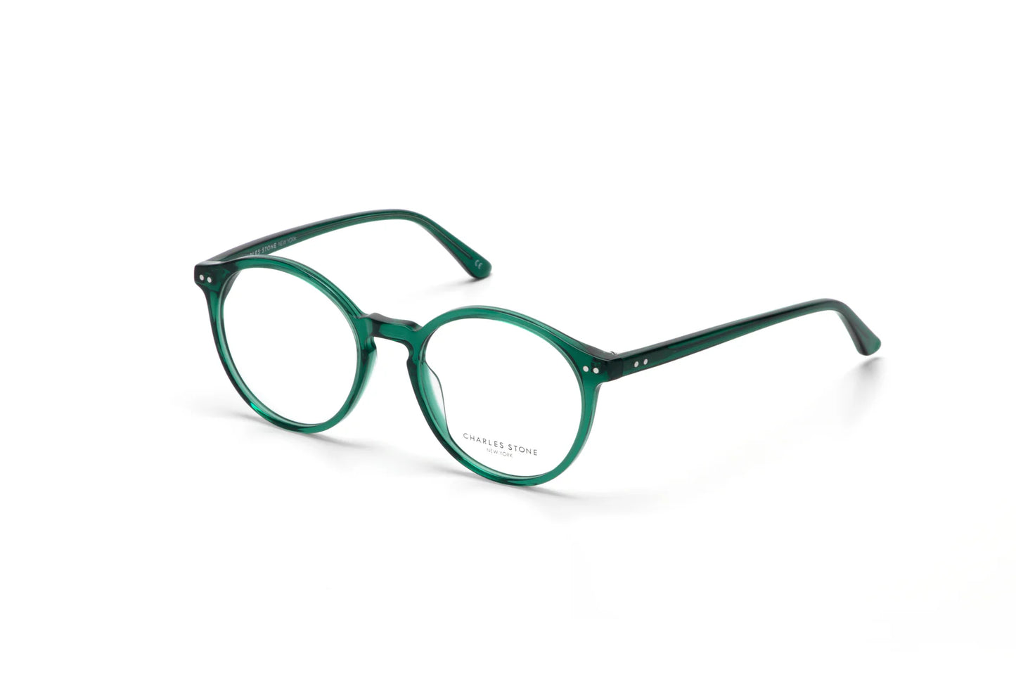 Green Full Frame Round Eyeglasses CSNY30118