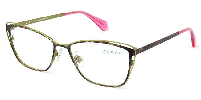 Green Full Rim Cat Eye Eyeglasses U2228