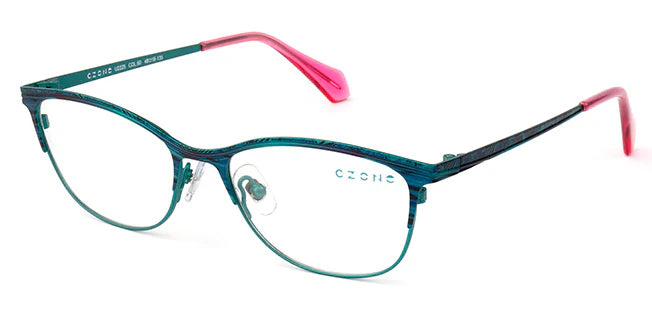 Green Full Rim Oval Eyeglasses U2225