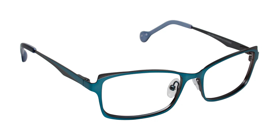 Green Full Rim Rectangle Eyeglasses LL164