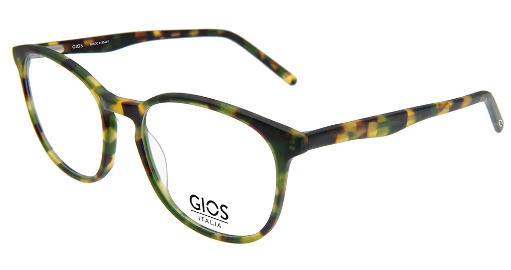 Green Full Rim Round Eyeglasses GI PL900024