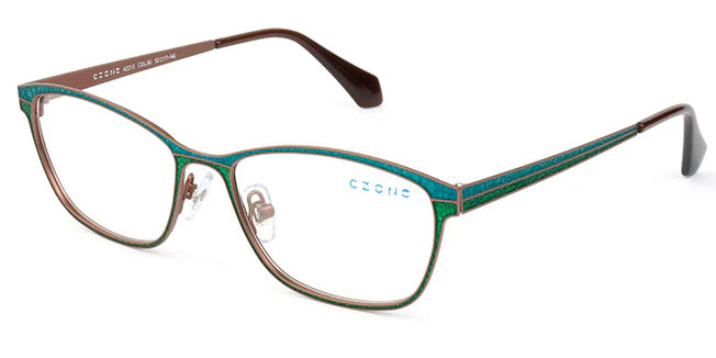 Green Full Rim Square Eyeglasses A2213