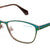Green Full Rim Square Eyeglasses A2213