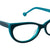 Green Transparent Full Rim Cat Eye Eyeglasses LL159