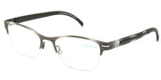 C-Zone Semi-Rimless Square Eyeglasses E3212