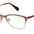 Orange Full Rim Oval Eyeglasses U2225