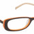 Orange Transparent Full Rim Cat Eye Eyeglasses LL106