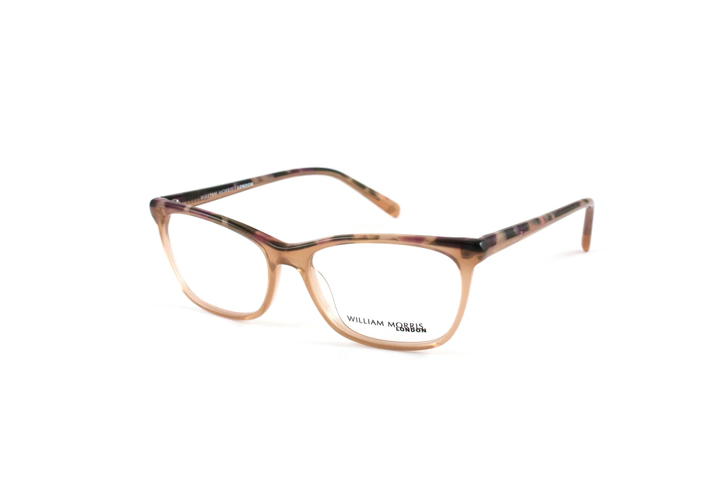 Peach puff Transparent Full Rim Square Eyeglasses WM50017