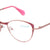 Pink Full Rim Cat Eye Eyeglasses W3219