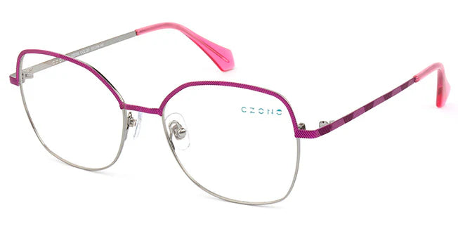 Pink Full Rim Oval Eyeglasses Q2235
