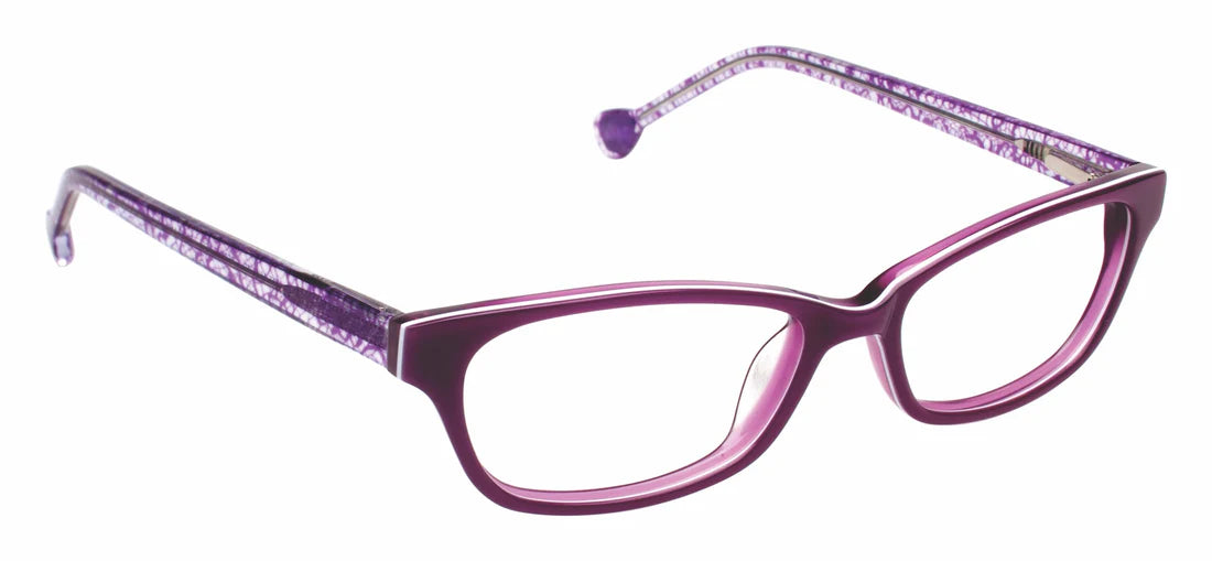 Pink Full Rim Rectangle Eyeglasses LL137