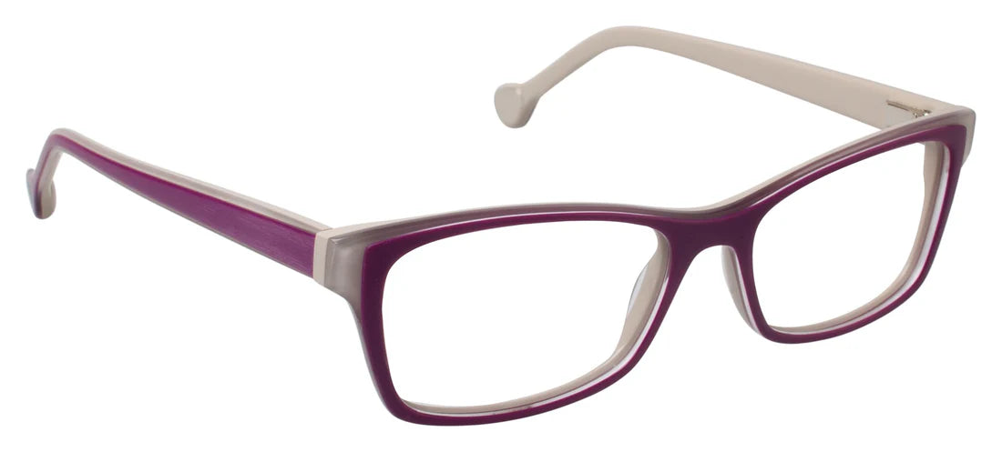 Pink Full Rim Rectangle Eyeglasses LL152