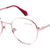 Pink Full Rim Round Eyeglasses W2256