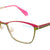 Pink Full Rim Square Eyeglasses A2214