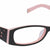 Pink Transparent Full Rim Oval Eyeglasses LL103