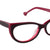 Plum Transparent Full Rim Cat Eye Eyeglasses LL159