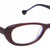 Plum Transparent Full Rim Rectangle Eyeglasses LL136