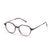 Purple Full Frame Oval Eyeglasses CSNY30082