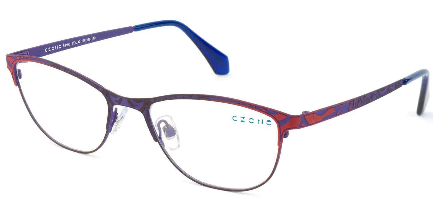 Purple Full Rim Cat Eye Eyeglasses E1190