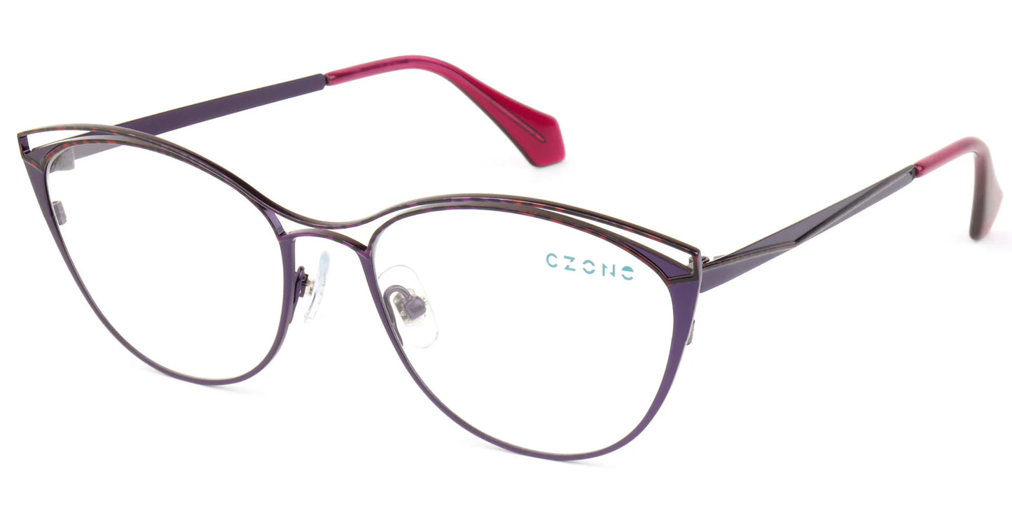 Purple Full Rim Cat Eye Eyeglasses W2261