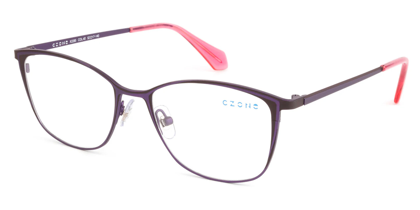 Purple Full Rim Cat Eye Eyeglasses  X2285